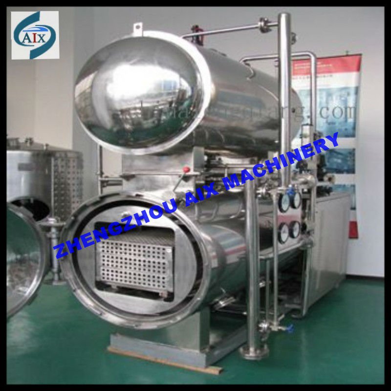 Spray hot water autoclave sterilizing machine,canned fruit sterilizing machine