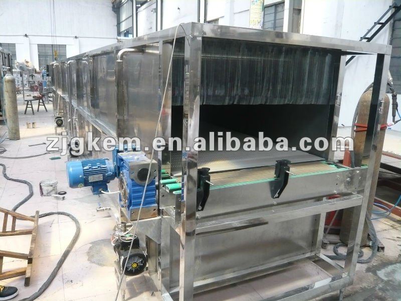 Spray sterilization machinery and cooler tunnel