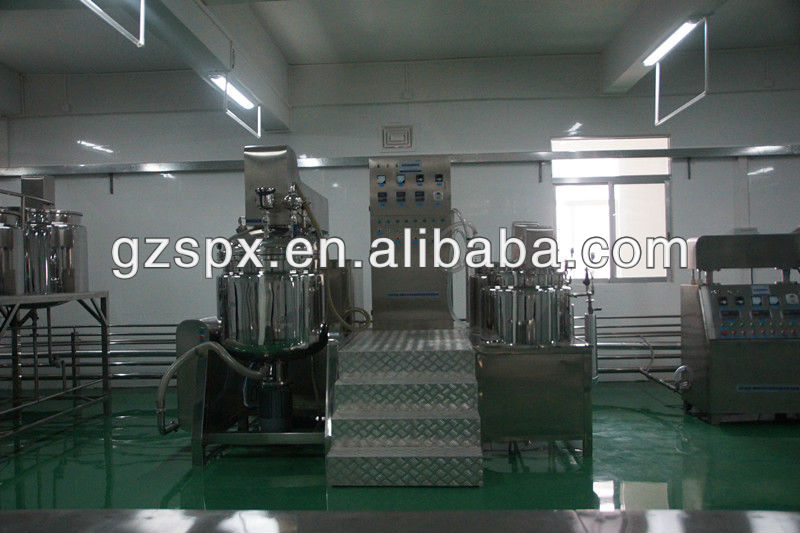 SPX vacuum emulsifying homogenizing toothpaste making machine