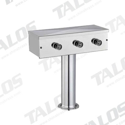 Square Style Tower-3 Faucets beer tower 1044301-00