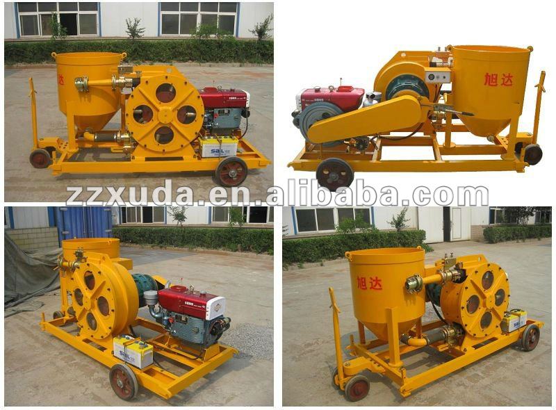 Squeeze mortar pump machine