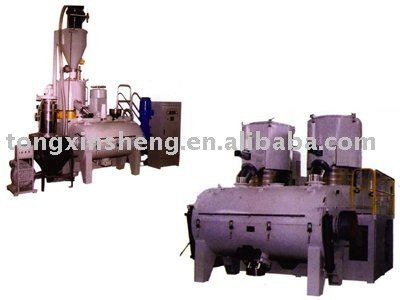 SRLW800/2000,800x2/4000 Horizontal Hol And Cold Plastic Mixer