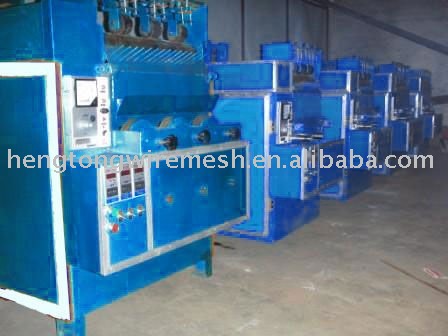 SS wire scrubber making machine