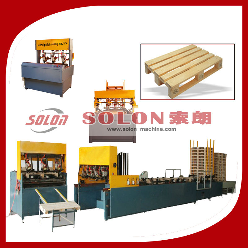 Stable performance wood pallet machine/wood pallet making line with reasonable price