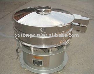 Stainless steel 304 single deck rotary vibratory sieve filter