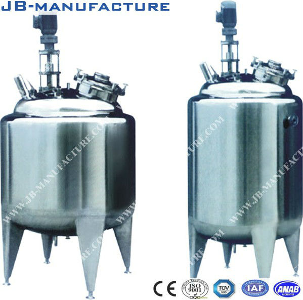 Stainless steel agitated tank