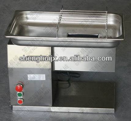 stainless steel automatic meat slicing cutting chopping machine for western restaurant