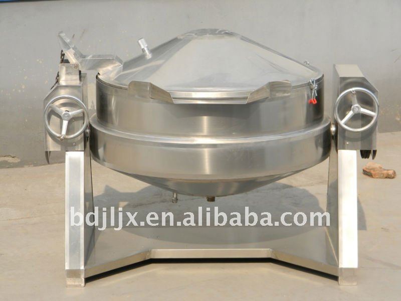 Stainless Steel Big Cooking Pot With Cover Food Processing Machine