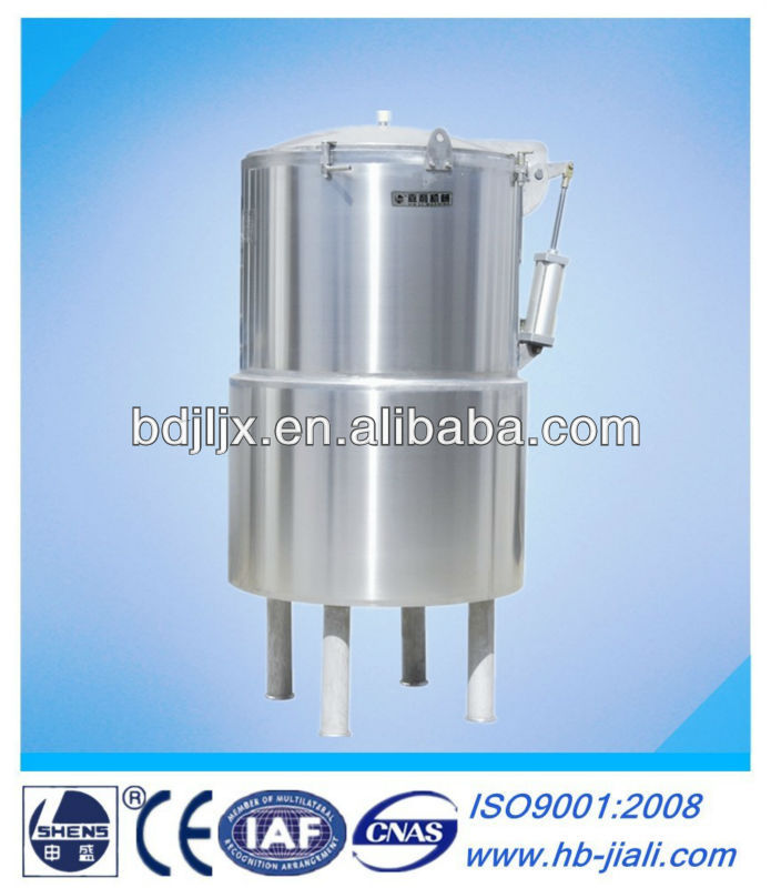 Stainless steel cooking tank with agitator/stirrer