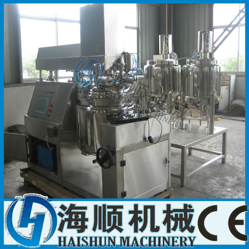 Stainless steel Cosmetic Vacuum emulsifying machine