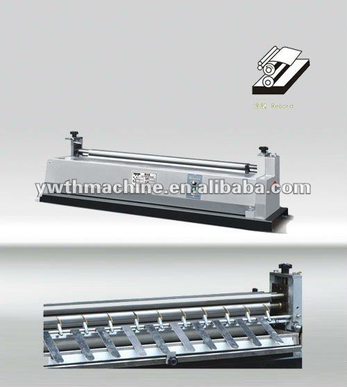 Stainless steel desktop adjustable speed small cold gluing machine