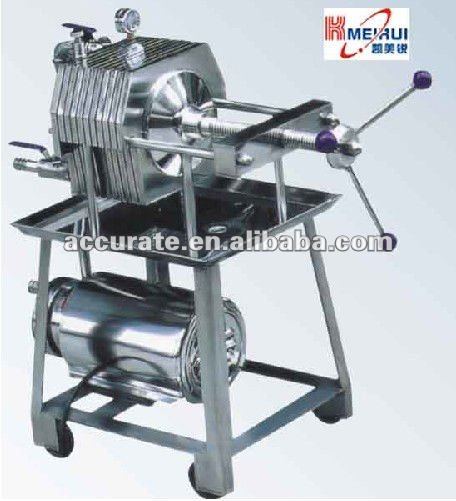 Stainless Steel Filter Press / Syrup Filter / Beverage Filter