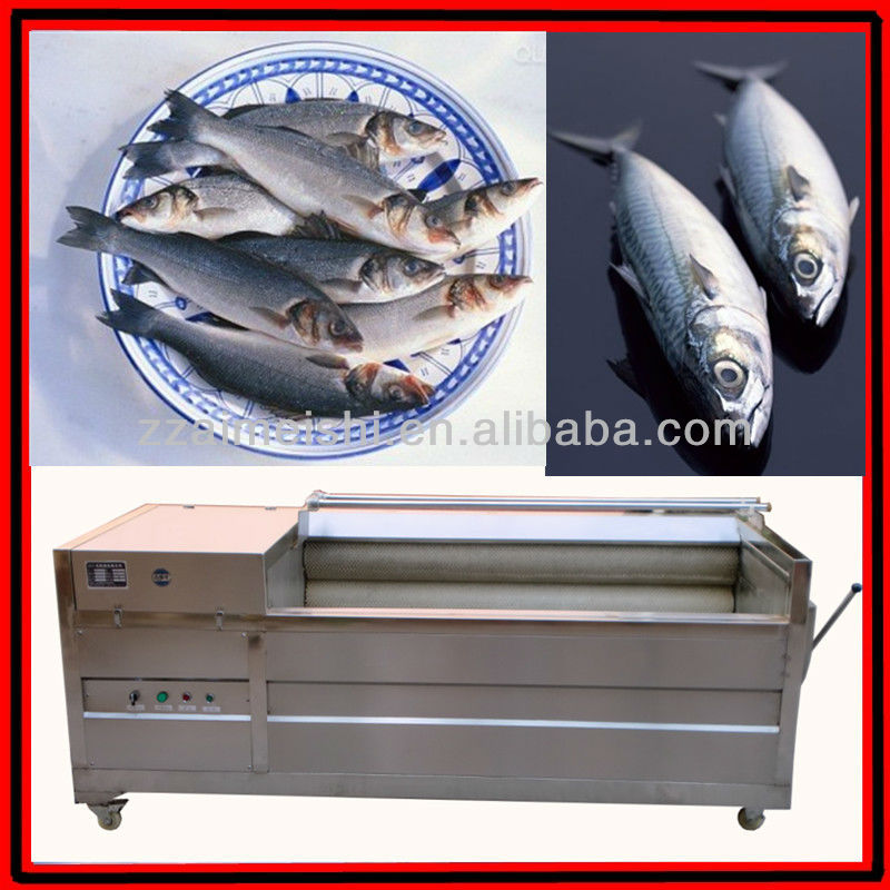 Stainless steel fish scale removing machine