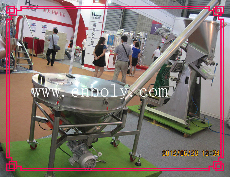 Stainless Steel Food Vibration Screw Conveyor with Hopper