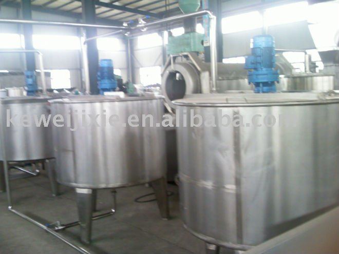 stainless steel fruit juice mixing tank 1000L