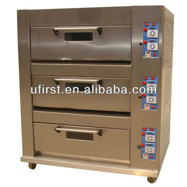 Stainless steel gas pizza oven