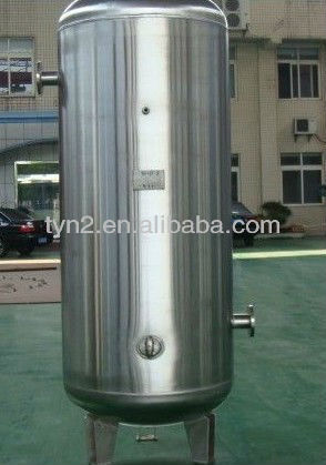 Stainless Steel Gas Receiver,Air Receiver