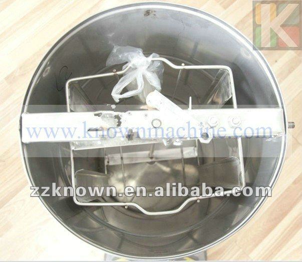 stainless steel hand crank honey extractor