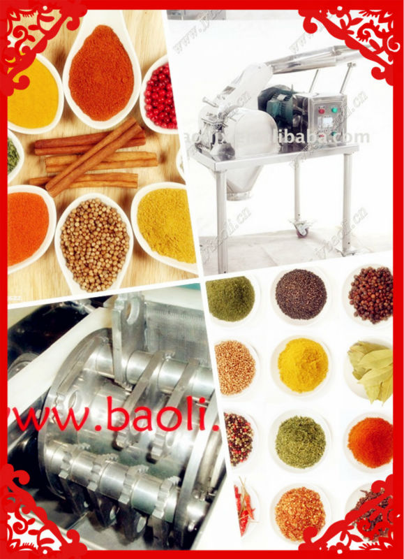 stainless steel high efficient commercial spice grinder machine for spice