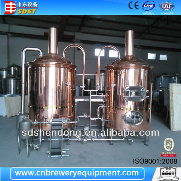 Stainless steel home or hotel used Micro beer brewing equipment 100L beer brewery