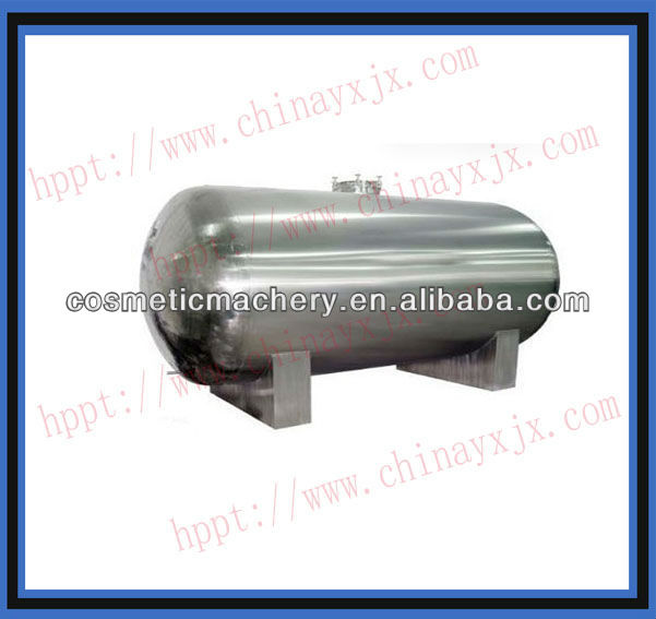 stainless steel horizontal chemical storage tanks