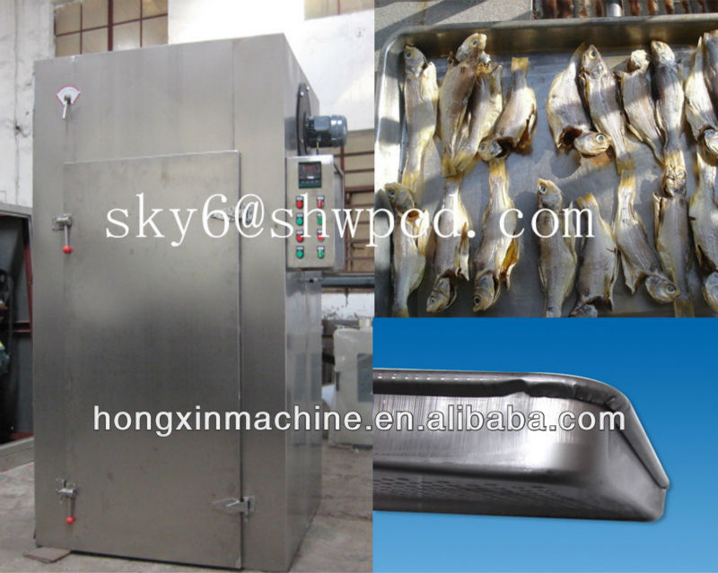 Stainless steel hot wind fish drier and fish drying machine