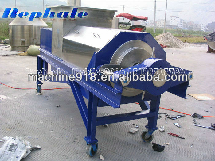 stainless steel hydraulic Double Screw Extractor of grape juice extractor