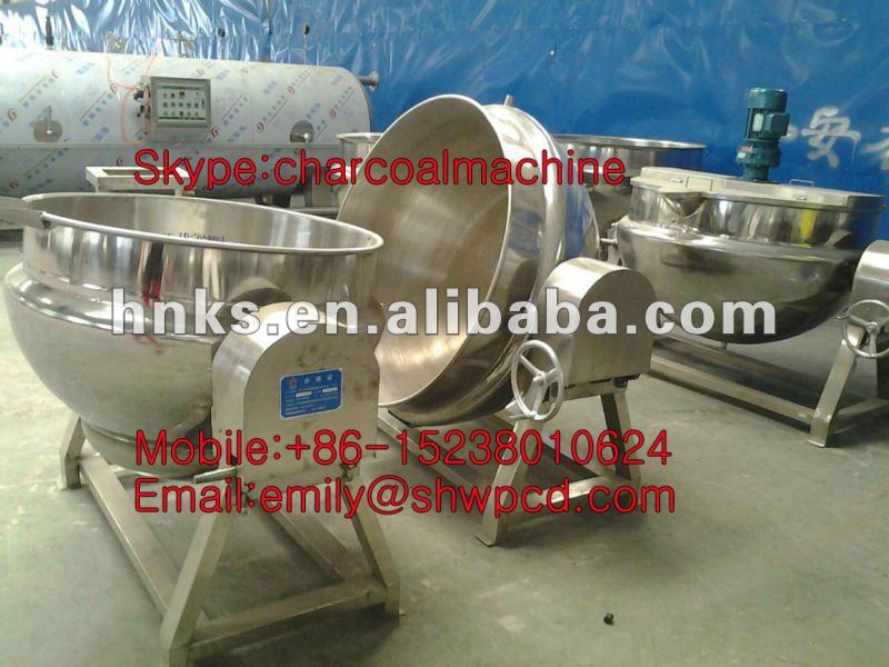 stainless steel jacket kettle/chilli sauce cooking kettle/jam cooking kettle