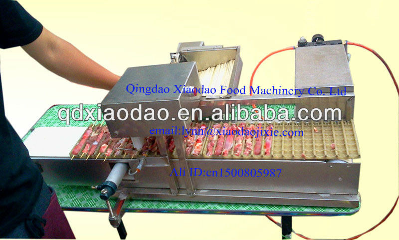 stainless steel kebab skewer machine / bamboo bbq skewer machine