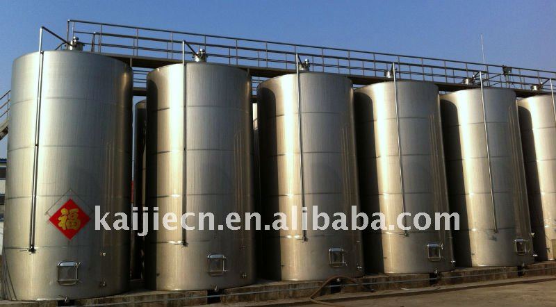 Stainless steel material Large sized storage tank