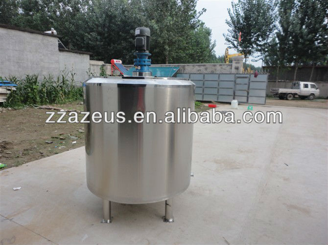 Stainless steel milk pasteurizer tank with cooling,heating,mixing,warm-keeping,storage and function