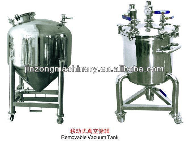 Stainless steel sanitary storage tank