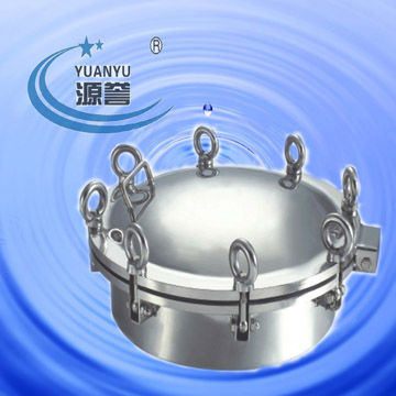 stainless steel sanitary tank manhole cover for dairy industry