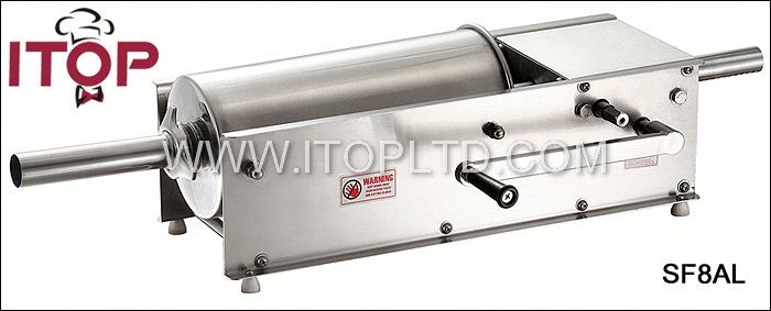 stainless steel sausage stuffer/ sausage filling machine