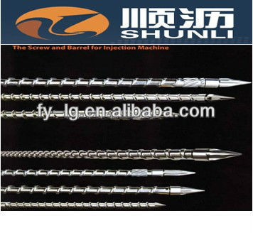 Stainless steel screw and barrel for Injection molding machine/extruder single screw and cylinder