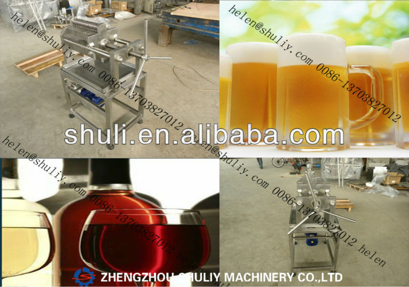 Stainless Steel Sheet Filter/grape wine/beer plate and frame filter press machine//0086-13703827012