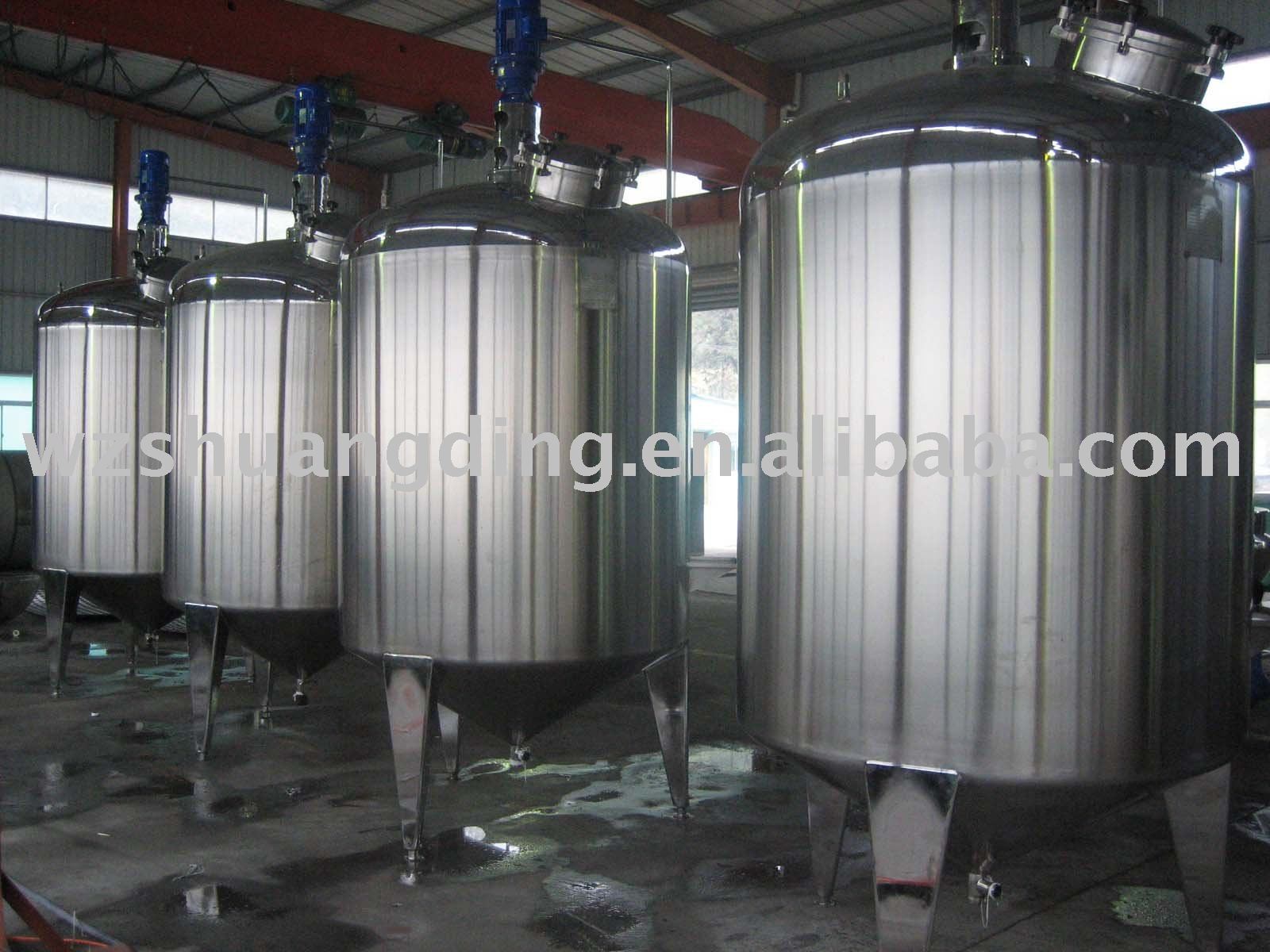 Stainless steel single layer mixing tank blending tank