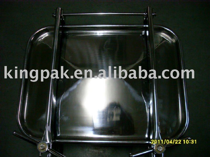 Stainless steel square manhole cover