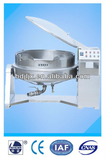 Stainless steel steam jacketed kettle(cooking mixer )