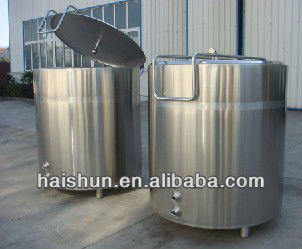 stainless steel storage tank with totally-open lid(CE certificate)