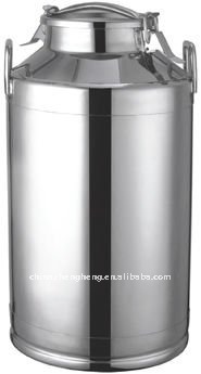 Stainless steel storing bucket