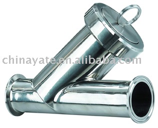 Stainless Steel Y Type Clamped Strainer