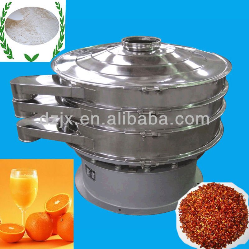 Standard round separator for sugar powder