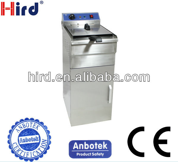 standing electric fryer with cabinet