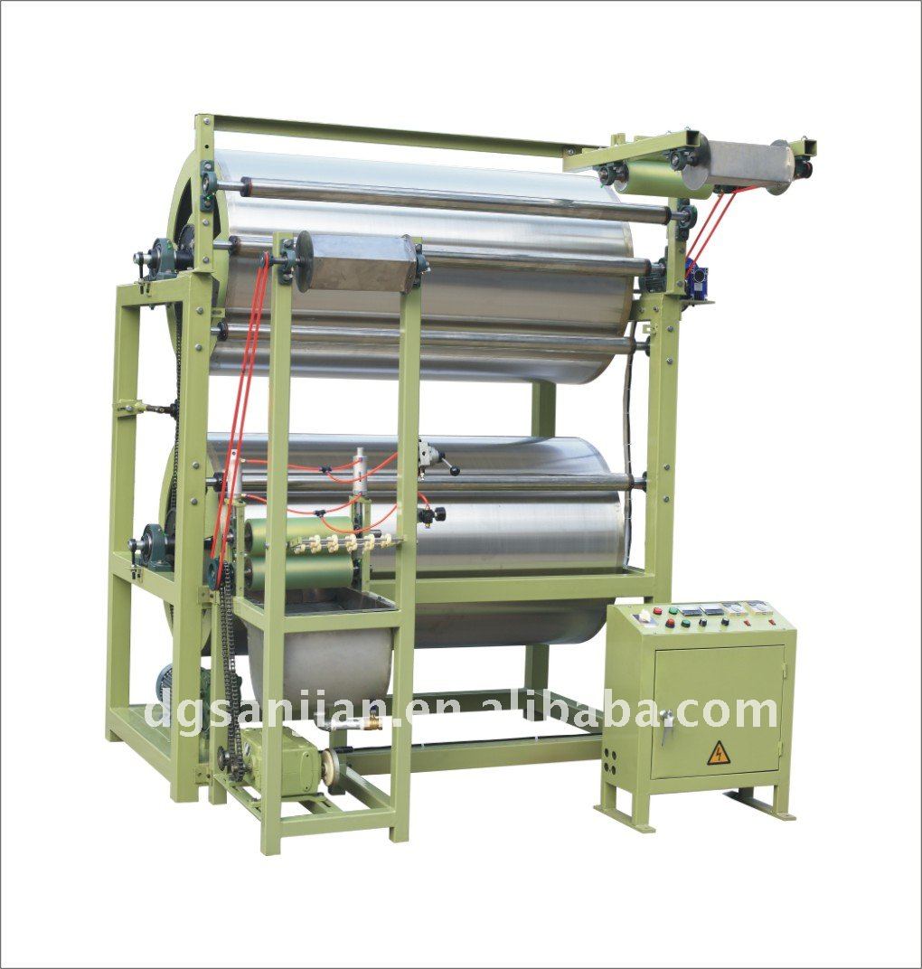 Starching and finishing machine