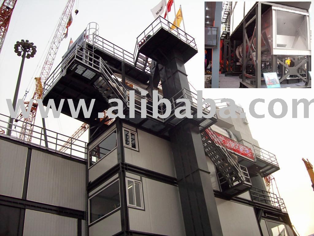 stationary asphalt mixing plant