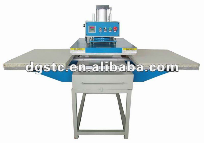 STC CE appoved Automatic Pneumatic automatic Double Stations pneumatic heat transfer machine