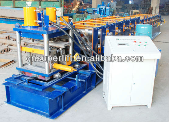 Steel C Z U L channel purline/ steel angle bar / metal furring roll forming machine