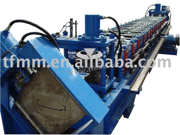 Steel door frame roll forming machine