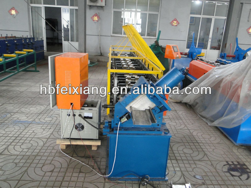 Steel door frame roll forming machine